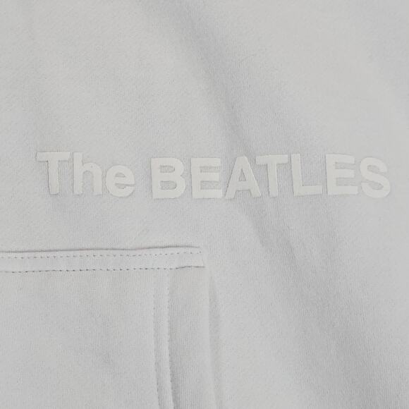 Vintage Beatles Hoodie Womens XXL White Y2K Full Zip Band Jacket Fleece Casual - Picture 6 of 14